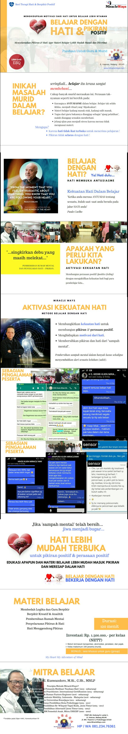 Belajar Dengan Hati n Pikiran Positif - FULL